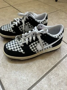 Nike Dunk NG Checkered 2011 Champ Womens Size 7 Black / White 483907 Golf Shoes - Picture 1 of 6