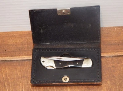 Navaja de Bolsillo Simmons Ol' ERN Serie Coleccionistas De Colección Estuche de Cuero Foto 1 de 4