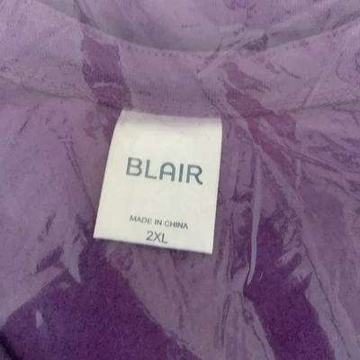 Blair Size XL Sweatshirt Womens Purple Meadow Violet Vintage New in Package - Image 1 of 4