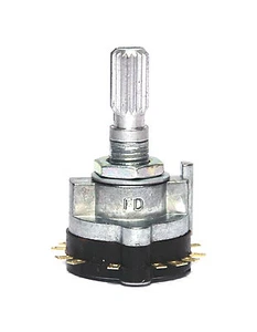 20 Stck. Drehschalter 1 Wafer 2-polig 5 Positionen SRRN152 RoHS FD SRRN152N31 L= 20 mm - Bild 1 von 4