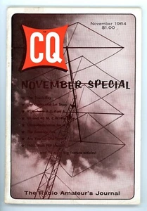 CQ The Radio Amateur's Journal Vol. Revista radioaficionado 20/nº11 noviembre 1964 - Imagen 1 de 2