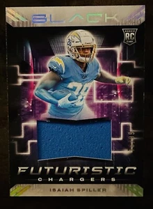 2022 Black Futuristic Patch Isaiah Spiller Rookie /99 - Picture 1 of 10