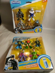 Imaginext DC Super Heroes vs Super Villains 5 Pack Lot of 2 (CosBman1026) - Picture 1 of 7