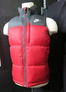 Nike Sportswear Vest  Red/Black Puffer Youth L 14-16 - Picture 1 of 12