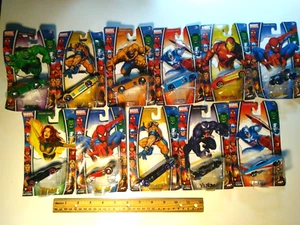 Sammlung von Marvel Heroes Druckgussfahrzeugen im Maßstab 1:64. Neu in Paketen. - Bild 1 von 13