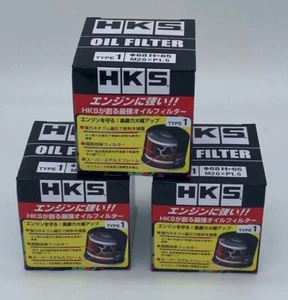 3X filtros de aceite de rendimiento HKS - Lancer Evo 1 2 3 4 5 6 7 8 9 10 4G63 4B11 Colt - Imagen 1 de 1