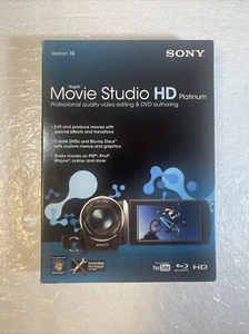 Sony Vegas - Movie Studio HD Platinum - Version 10- Video Editing Software - Picture 1 of 3
