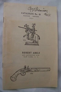 1941 DE COLECCIÓN ROBERT ABELS ARMAS CON BORDES ARMAS MILITARES CATÁLOGO Nº 19 NYC NY - Imagen 1 de 8