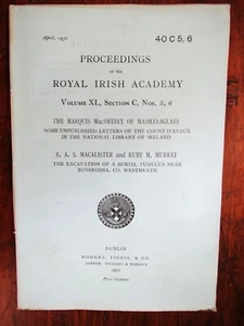 1932 Some Unpublished Letters of the Count D'Avaux in the National Library - Picture 1 of 2