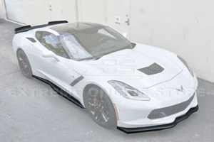For 14-19 Corvette C7 Z06 Stage 2 Front Lip Splitter Side Skirts & Rear Spoiler - Picture 1 of 12