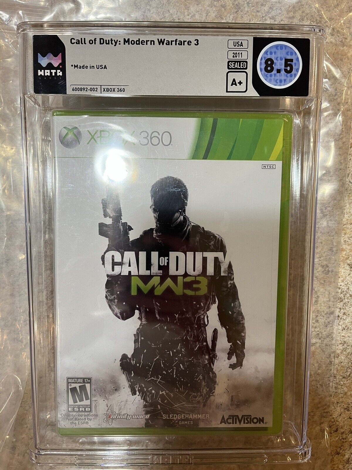 Call Of Duty: Modern Warfare 3 (Xbox 360) Sealed Graded WATA 8.5 A+ MW3 New VGA