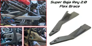 Rear Chassis Brace Support Flex Fix Body Roll Cage for Losi Super Baja Rey 2.0 - Picture 1 of 6