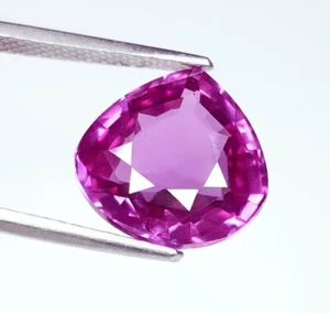 10 Ct Certified Rare Natural Violet Tanzanite Loose Gemstone Pear Cut Gems O103 - Picture 1 of 12