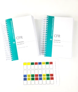 CFR 49 Parts 100-199 2021 Version, Spiral Bound 2 Book Set TRANSPORTATION - Imagen 1 de 19