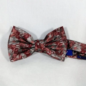 Apt. 9 Arcos Corbata-Gris Marrón Multi Floral-Nuevo con Etiquetas-Envío Gratuito!!¡! - Imagen 1 de 4