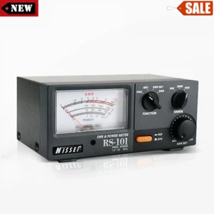 NISSEI RS-101 1.8-60MHz SWR Meter 30W/300W/3KW Adjustable for Short Wave Radio - Zdjęcie 1 z 2