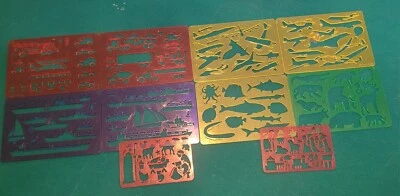 Lote De Colección De 11 Plantillas Transporte, Animales y Navidad - Imagen 1 de 4