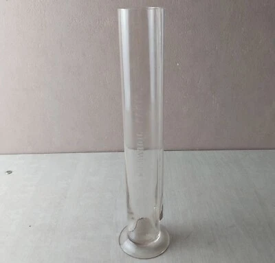 Ancienne éprouvette à bec en verre, Dujardin Paris - Photo 1/4