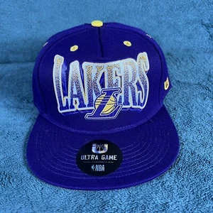 Los Angeles Lakers Official Ultra Snapback Hat Purple/Gold New - Picture 1 of 4