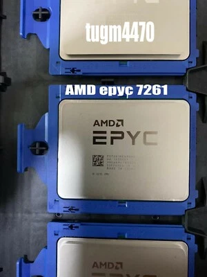 AMD epyc 7261 CPU processor 8 Core 2.50 GHz 64 MB sp3 ps7261bev8raf - Image 1 of 4