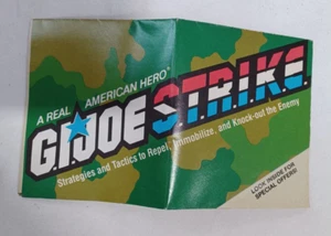 Vintage 1986 Hasbro 3 3/4" GI Joe S.T.R.I.K.E Color Catalog Insert - Picture 1 of 3