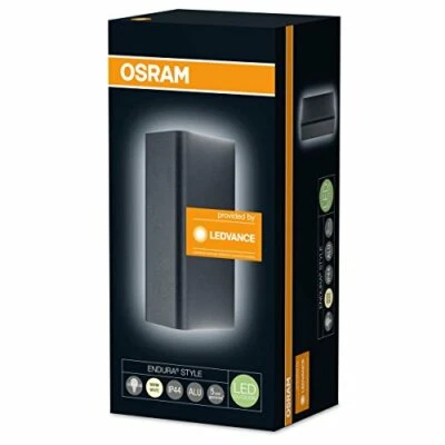 Osram LED Wand- Außenleuchte grau Endura Style Updown IP44 13W EEK:G (Spek. A-G) - Bild 1 von 4