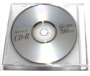 Lot de 10 cd-r enregistrables vierges SONY 80 M 700 Mo (sans boîte no box) - Photo 1/2