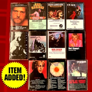 CLASSIC ROCK VINTAGE CASSETTE LOT}BLUE OYSTER CULT+NAZARETH+WARREN ZEVON+B SEGER - Picture 1 of 24