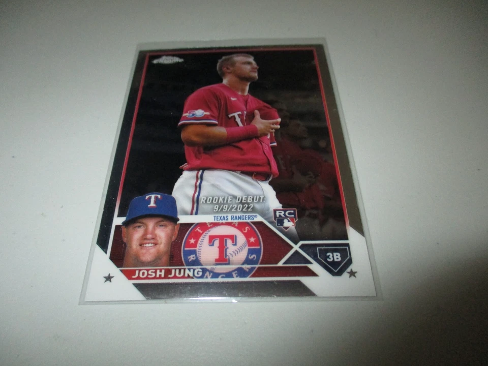 Josh Jung 2023 Topps Chrome Update Rookie Debut RC #USC51 - Image 1 of 1