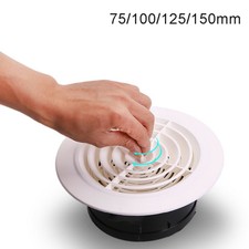 Air Vent Grill Cover Round Ducting Ventilation-Fly Net Wall Ceiling 75-150mm
