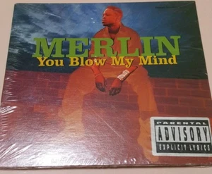 Merlin You Blow My Mind Single Hip Hop Explicit 1992 CD New Rare 9 40586-2 OOP - Imagen 1 de 2