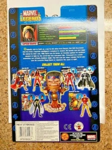 2006 Toy Biz Marvel Legends Captain Marvel 6" BAF CARD BACK ONLY - Bild 1 von 2