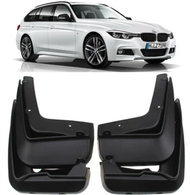 Genuine Splash Guards Mud Flaps FOR 2012-2018 BMW 3 Series F31 Touring M Sport - Image 1 of 4