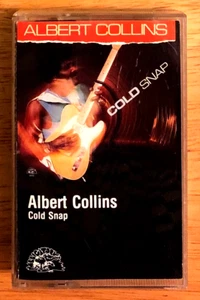 ALBERT COLLINS: COLD SNAP (1986) BLUES CASSETTE TAPE—ALLIGATOR RECORDS CANADA—VG - Foto 1 di 2