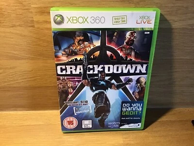 Crackdown (Microsoft Xbox 360, 2007) With Map - Image 1 of 4