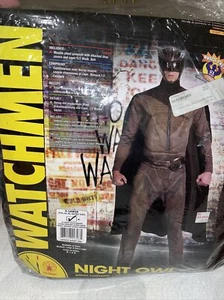 Nite Owl Costume Adult The Watchmen Superhero Halloween Fancy Dress XL - Picture 1 of 6