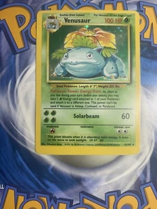 ๐๐๐ Error Miscut Venusaur - Base 1999 Pokรฉmon 15/102 ๐๐๐ - Picture 1 of 11