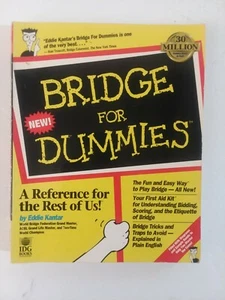 Bridge for Dummies by Eddie Kantar (1997, Paperback) FREE SHIPPING - Imagen 1 de 5