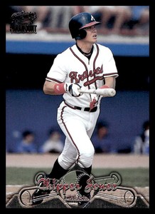 1998 Pacific Paramount 130 Chipper Jones   Atlanta Braves  Baseball Card