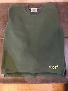 More details for cub scout jumper size 30 green very good condition