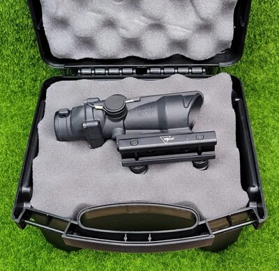 Mira telescópica Trijicon ACOG 4x32 verde M193 retícula iluminada con BAC - TA31-D-100290 Foto 1 de 4