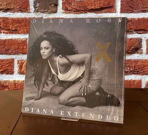 DIANA ROSS DIANA EXTENDED LIMITED EDITION RED & BLUE DOUBLE VINYL LP RECORD - Picture 1 of 6