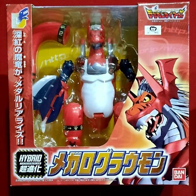Bandai 2001 sellado de fábrica Digimon Tamers híbrido Super Evolution Megalogrowmon  Foto 1 de 4
