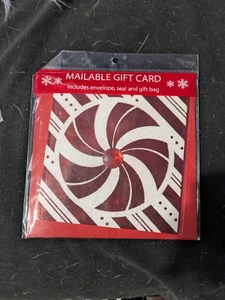 Malibable Geschenkkarte Weihnachtspaket Pfefferminz Weihnachtskarte - Bild 1 von 2