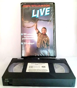 John Williamson Live VHS video Rated G 1988 Vintage Festival Clam Case PAL - Picture 1 of 4