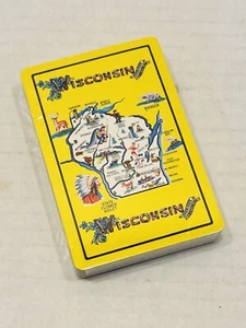 SEALED Wisconsin Deck Of Souvenir Playing Cards America’s Vacationland - Picture 1 of 8