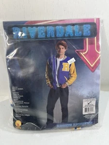 Rubies Riverdale TV Show Archie Kostüm College Jacke Perücke Erwachsene Standardgröße - Bild 1 von 5