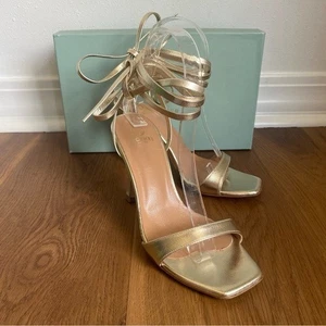 Brother Vellies Lijadu Damen-Riemchensandaletten goldfarben 6 - Bild 1 von 8