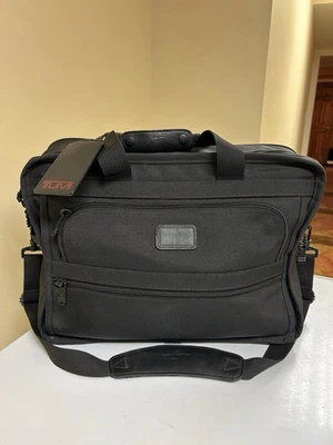 Tumi 225D3 Black Carry-on Travel Overnight Bag Case with Shoulder Strap - Image 1 of 4