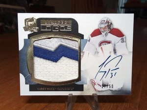 2011-12 UPPER DECK THE CUP Carey Price #ed /50 LIMITED LOGOS PATCH CANADIENS - Picture 1 of 3